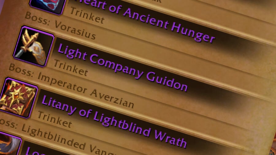 List of all Raid and Dungeon Trinkets in Midnight Season 1
